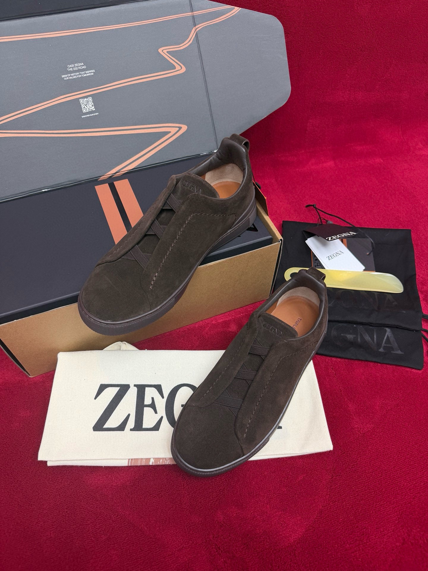 Zegna Suede Sneakers