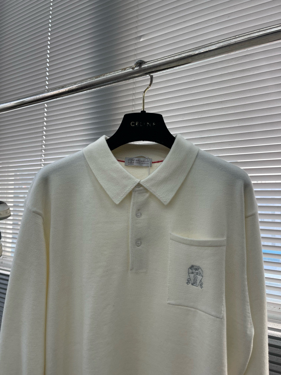 Brunello Cucinelli Long Sleeve Polo
