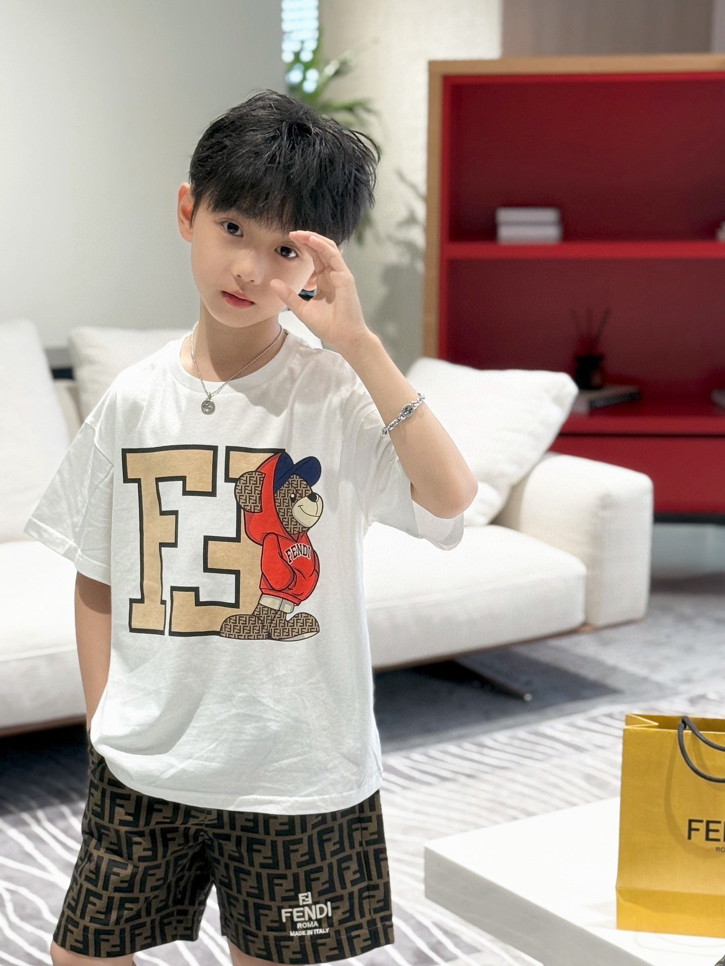 Fendi T-Shirt/Pant Set