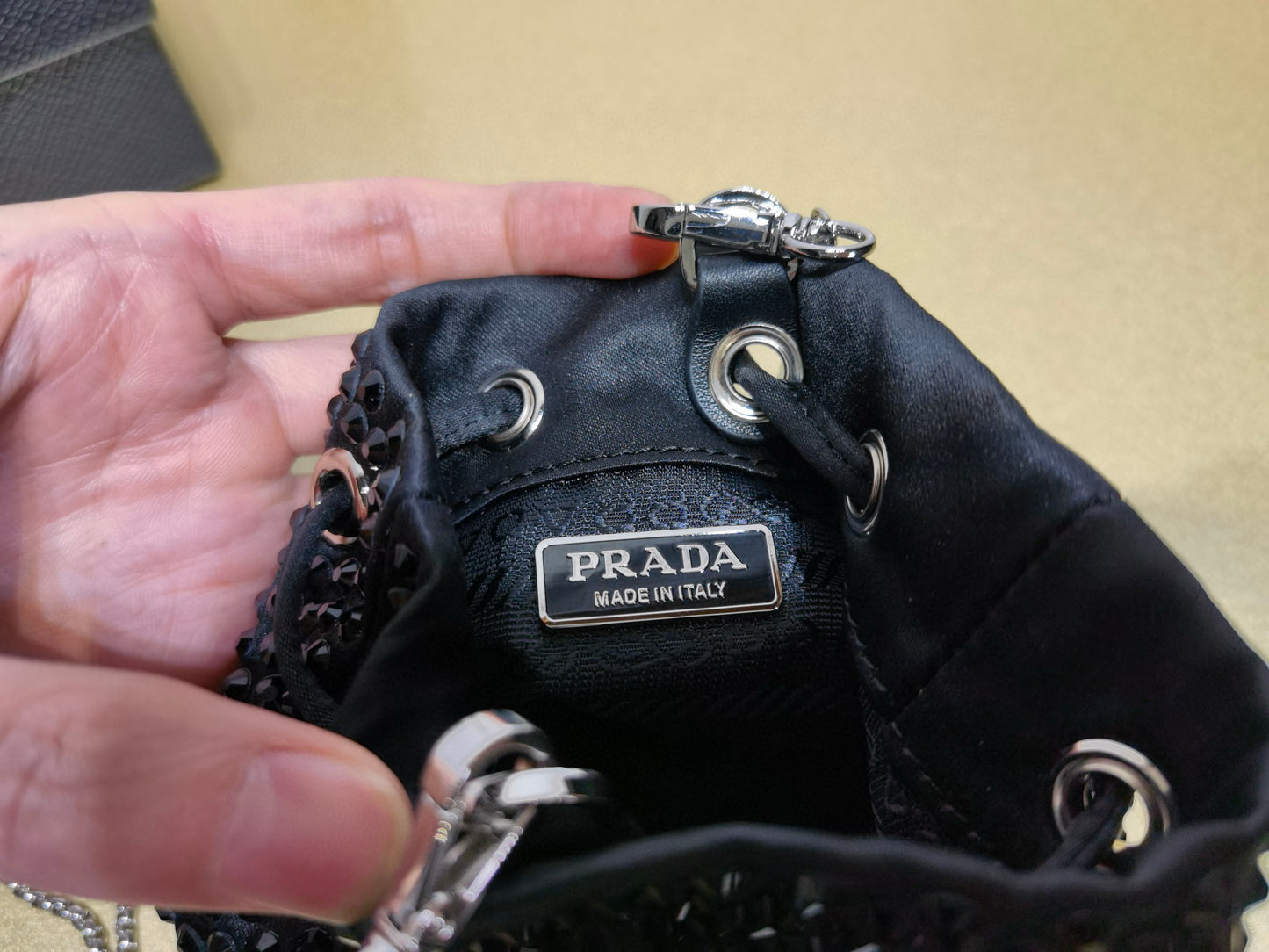 Prada Crystal Cross Body Bag Mini