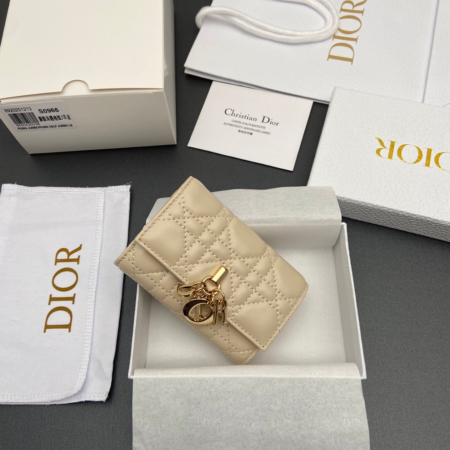 Dior Jolie Glycine Wallet