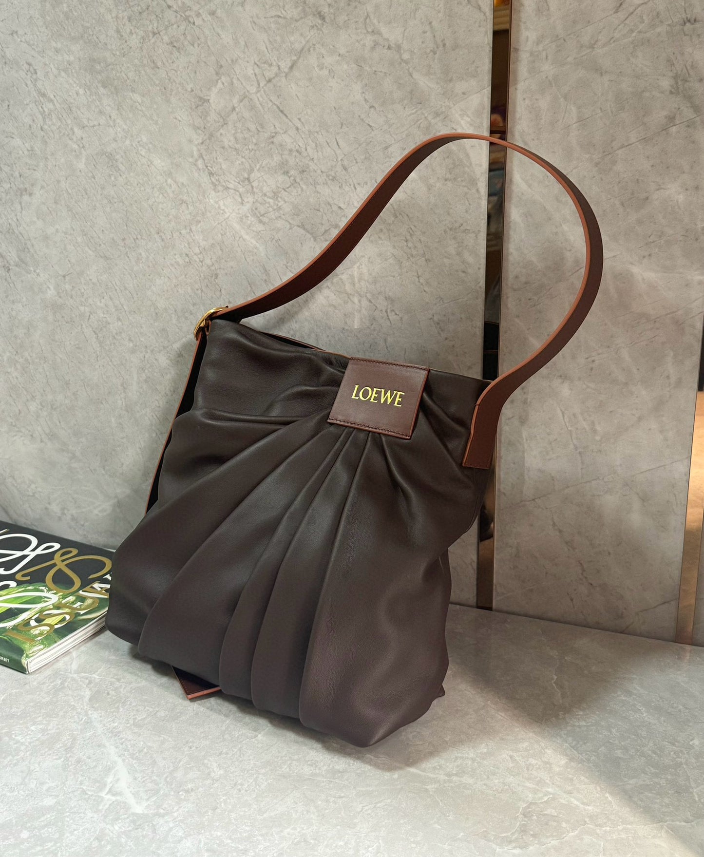 Loewe Draped Tote Bag(29x13x30cm)