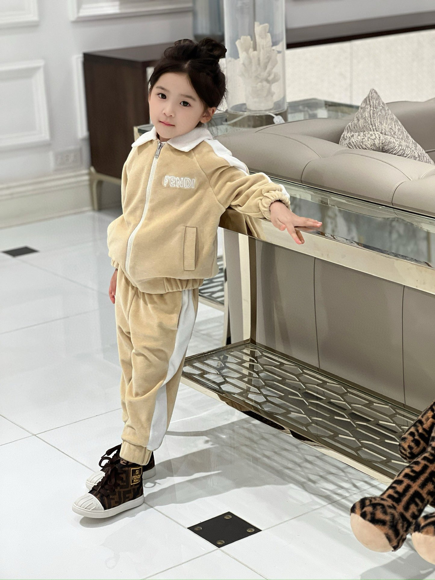 Fendi Jacket/Long Pant Set