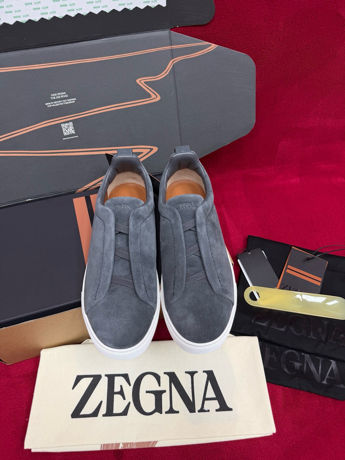 Zegna Suede Sneakers