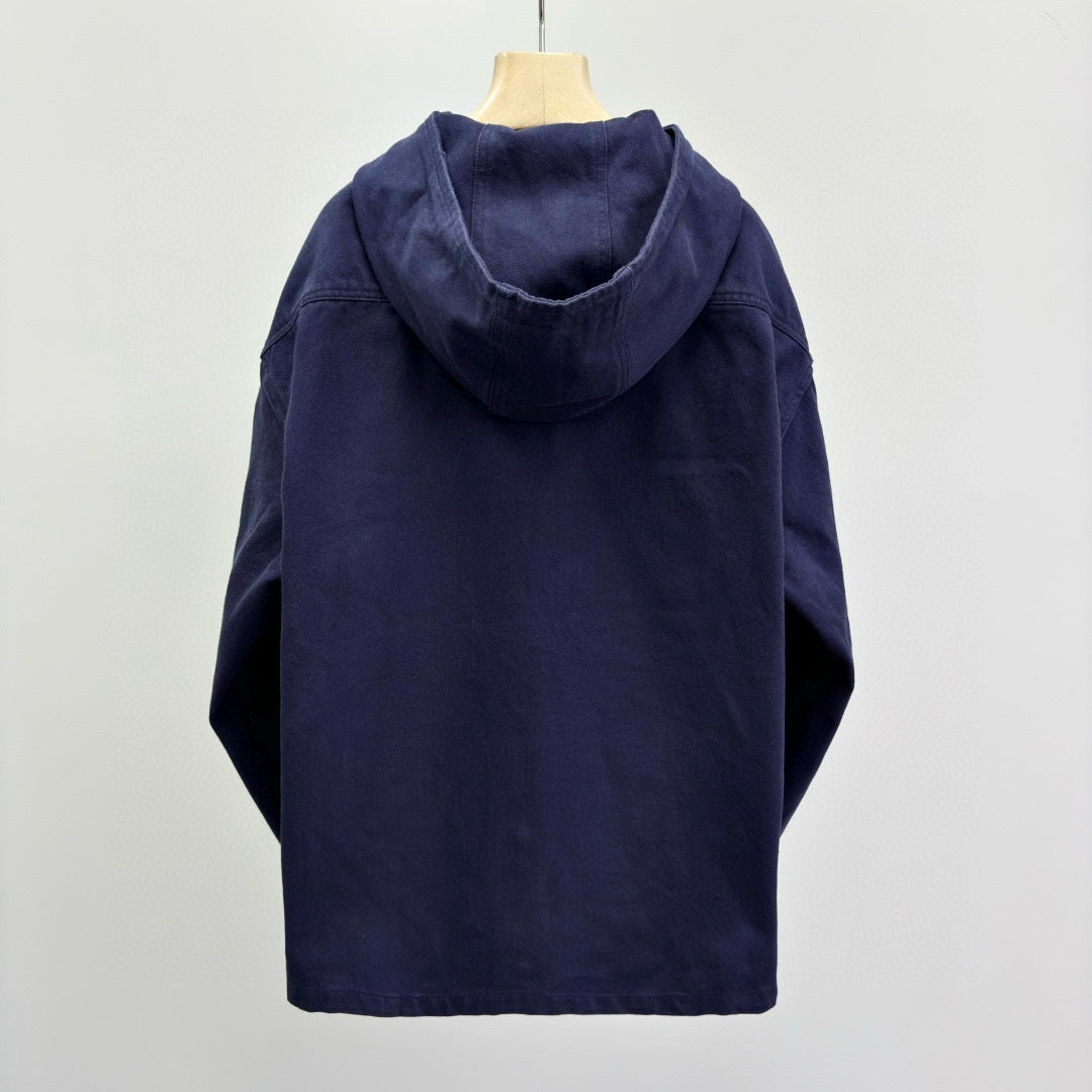 Prada Denim Shirt With Hood