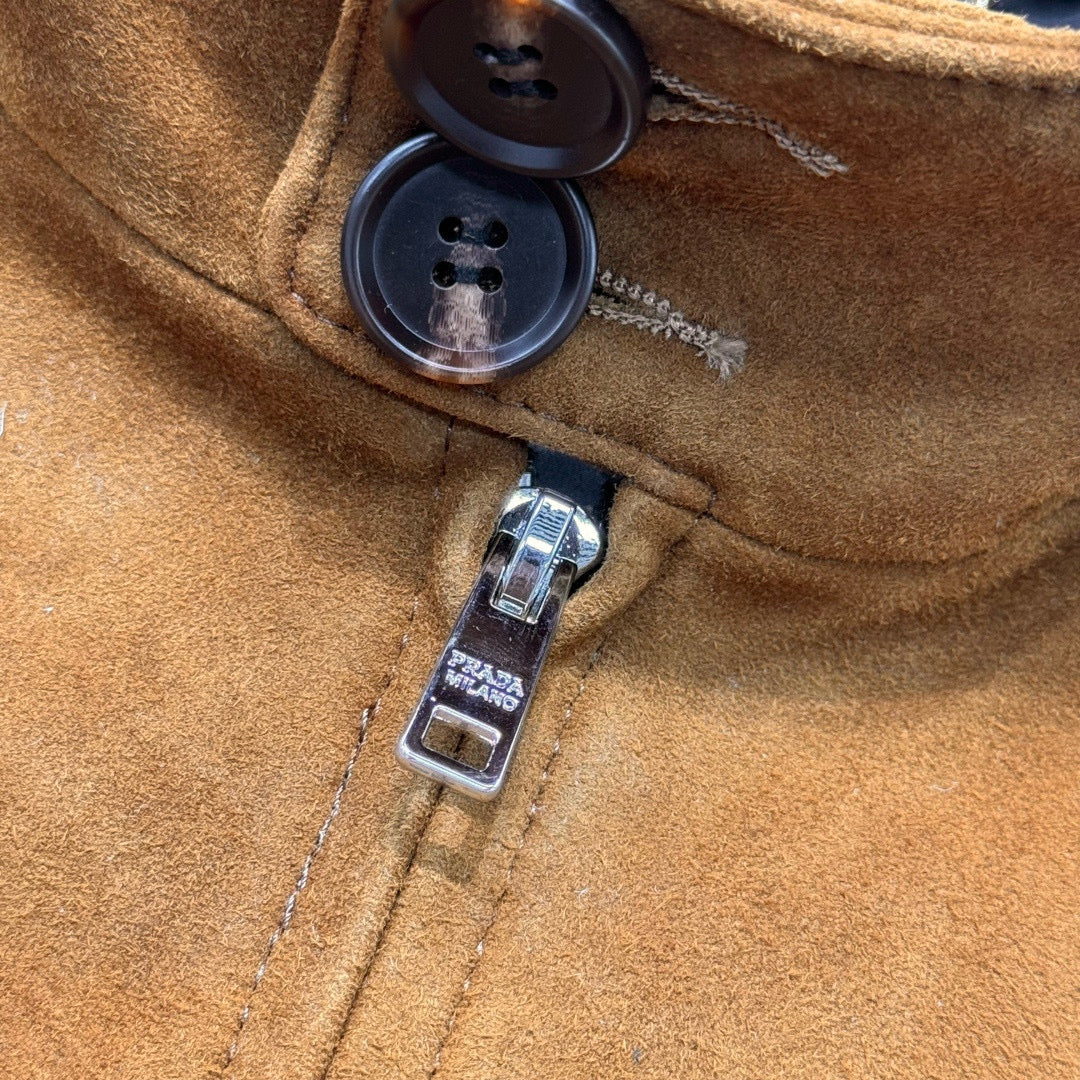 Prada Suede Bomber Jacket