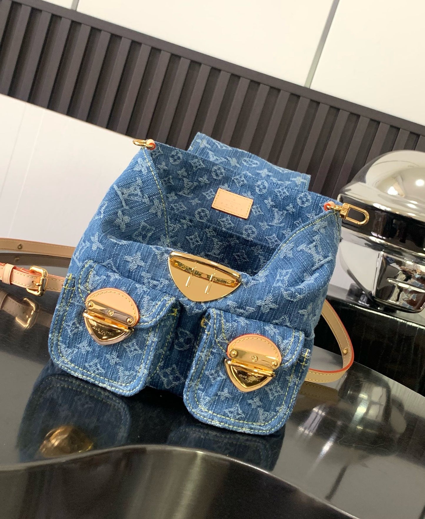 LV Denim Venice Backpack M46836