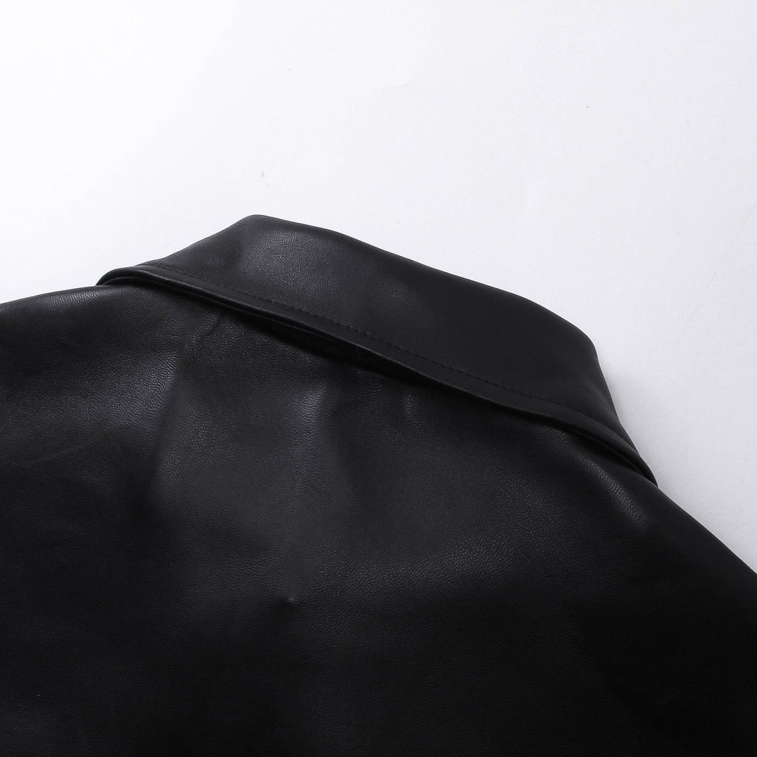 Enfants Riches Déprimés Zip-Up Leather Jacket