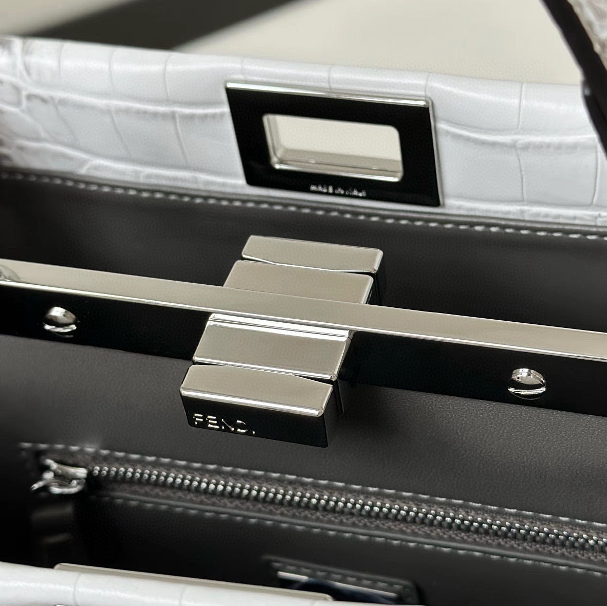 Fendi Peekaboo ISeeU Petite Precious Skin Bag