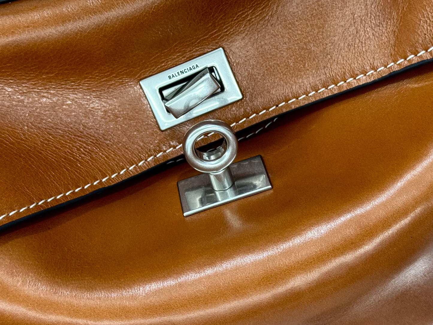 BLCG Rodeo Mini Leather Tote Handbag 22x19x8cm