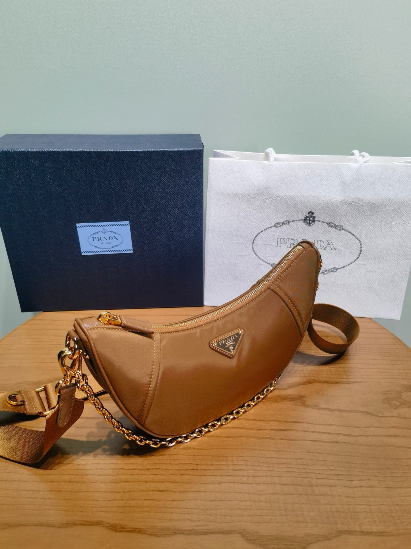 Prada Half Moon Bag