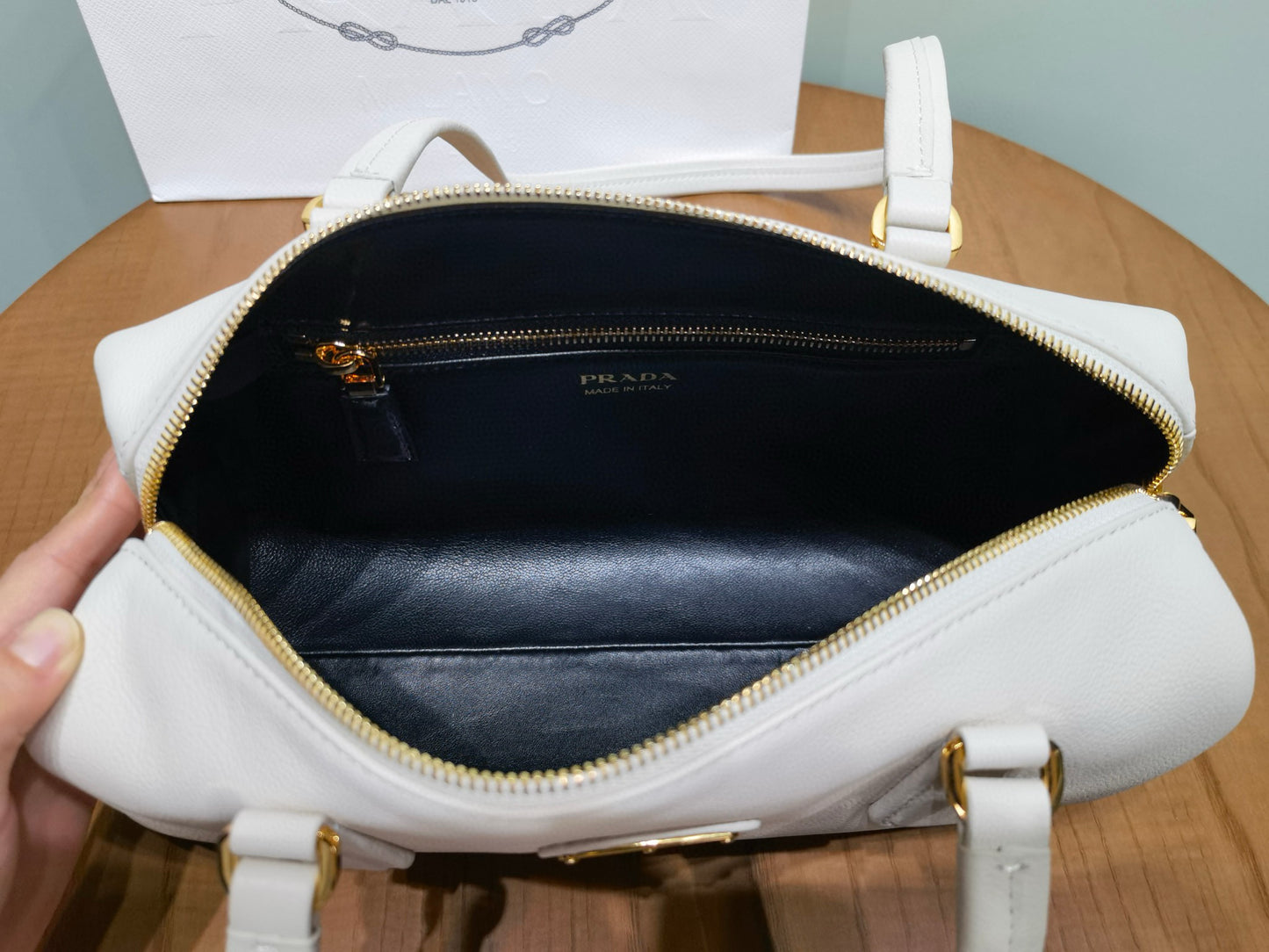 Prada Lock Shoulder Bag