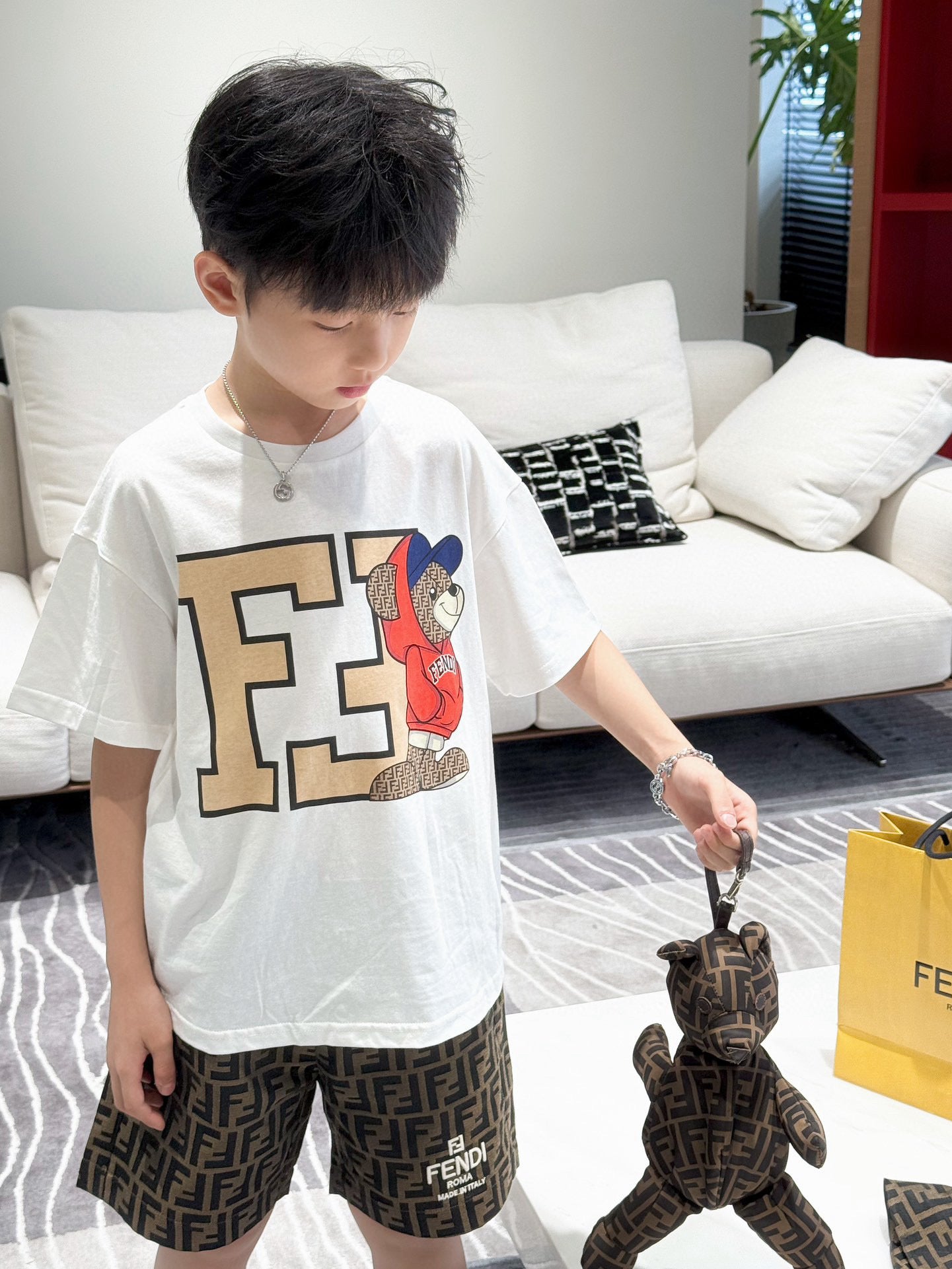 Fendi T-Shirt/Pant Set