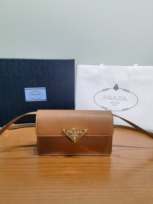 Prada Saffiano Cross Body Bag