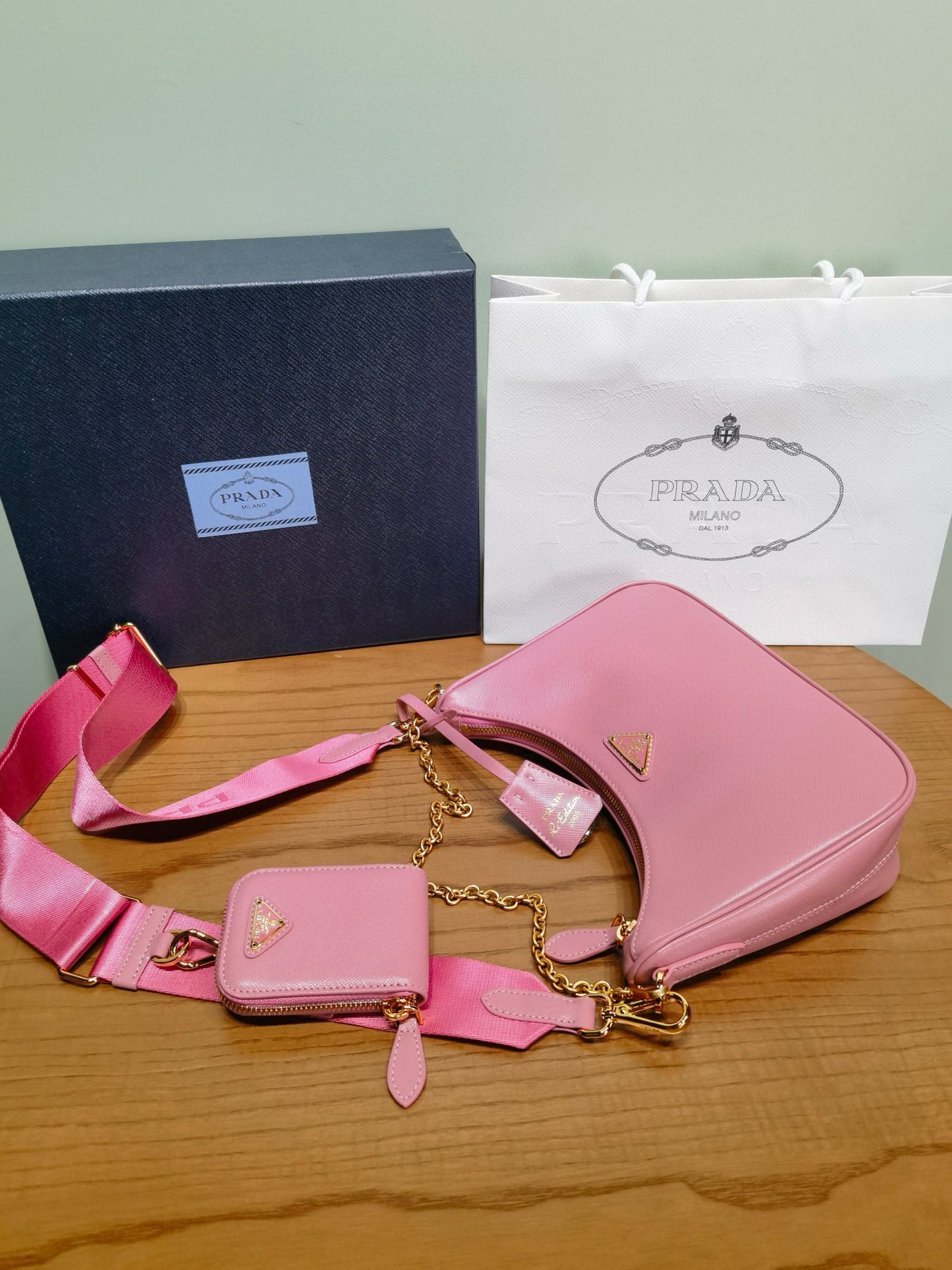 Prada 3 in 1 Cross Body Bag