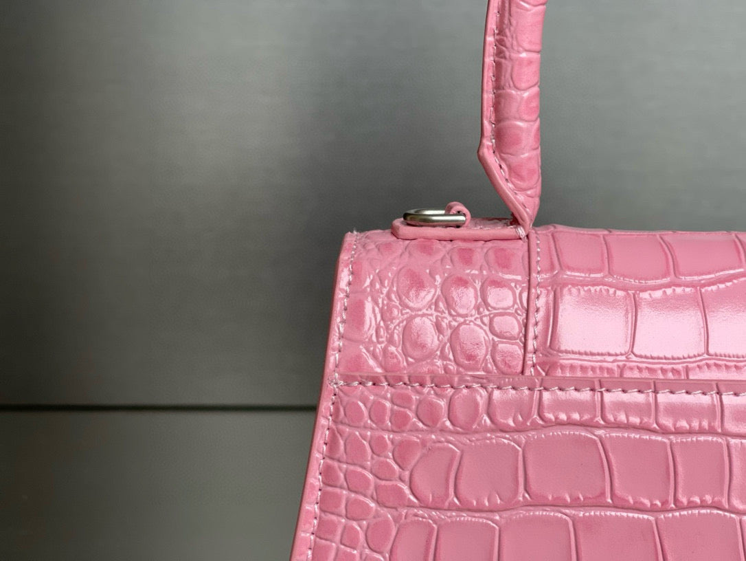 BLCG Hourglass Crocodile Top-handle Handbag
(23x10x24cm)