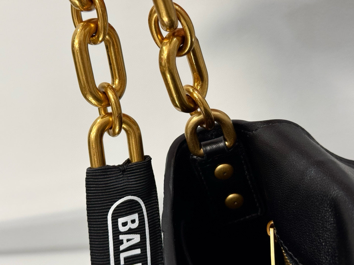 BLCG Downtown Chain-Handle Leather Shoulder Bag