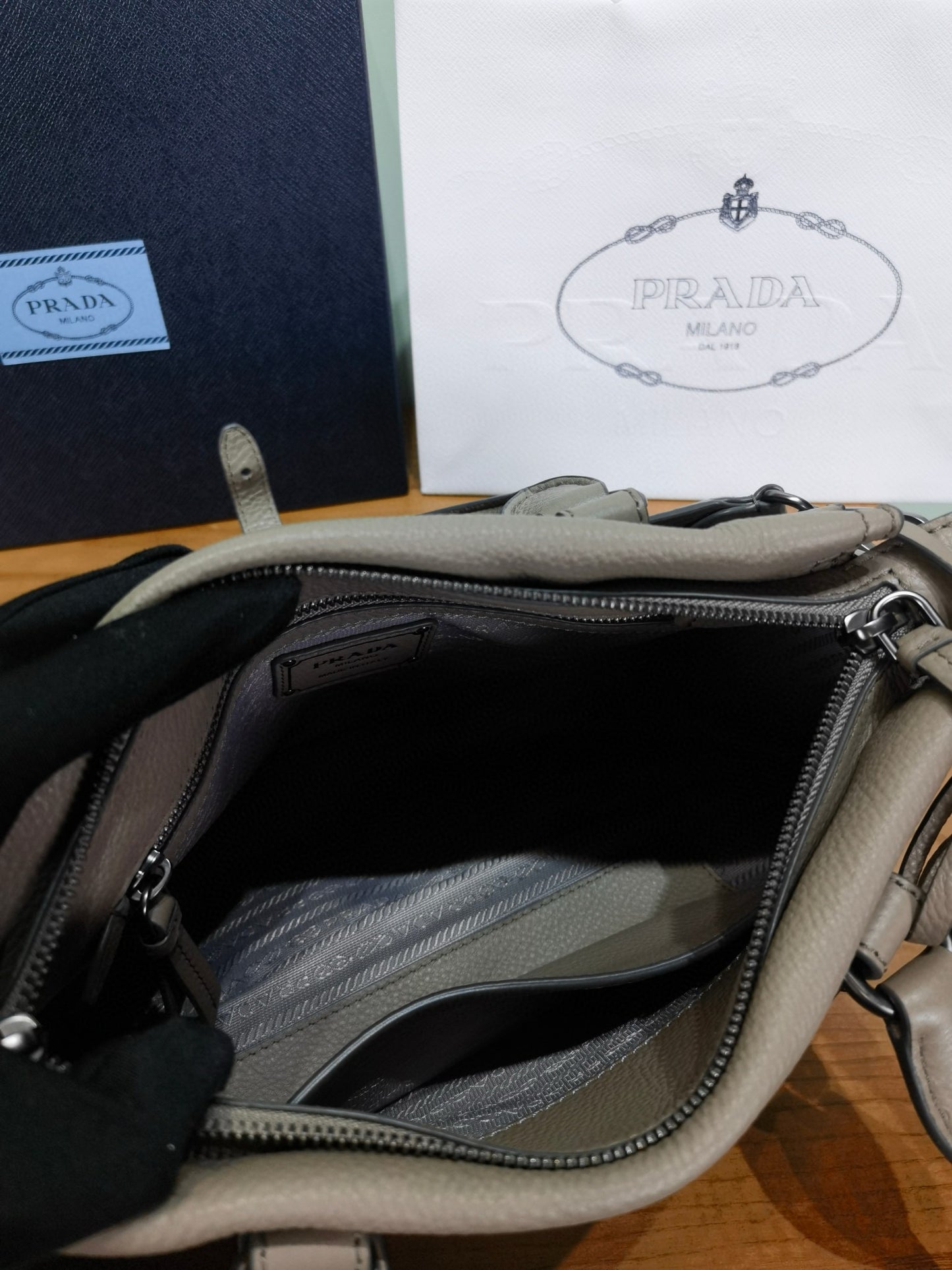 PD Bonnie Leather Tote Bag 35x22x11cm