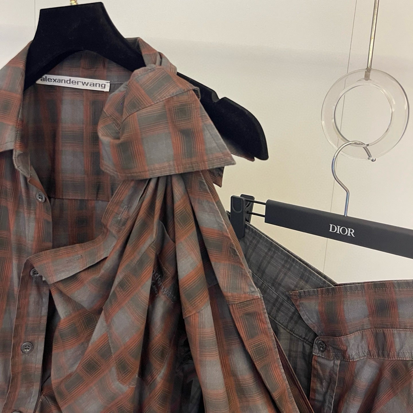 Alexander Wang Deconstructed Knot Shirt & Pants Set