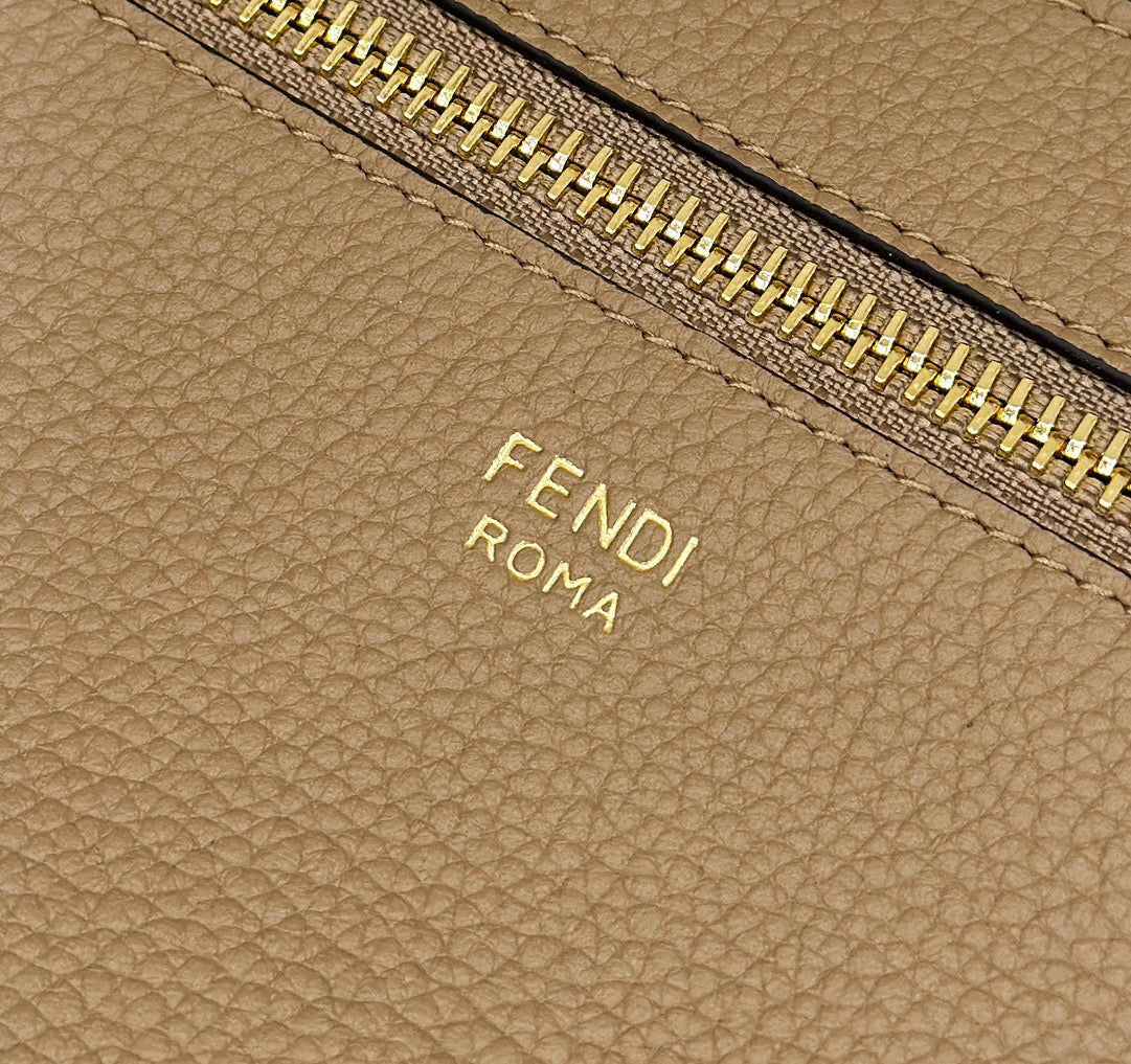 Fendi Pequin Roll Tote Bag (Medium)
