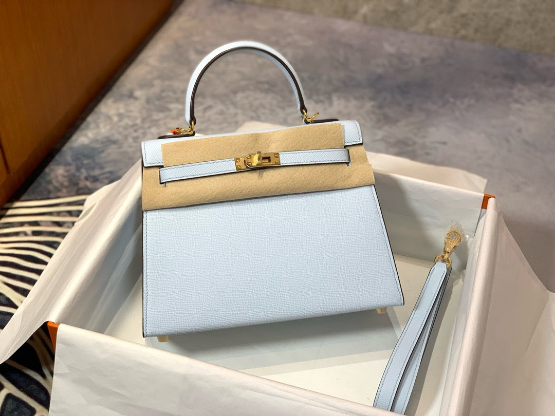 Hermes Kelly 25cm, 08, Epsom