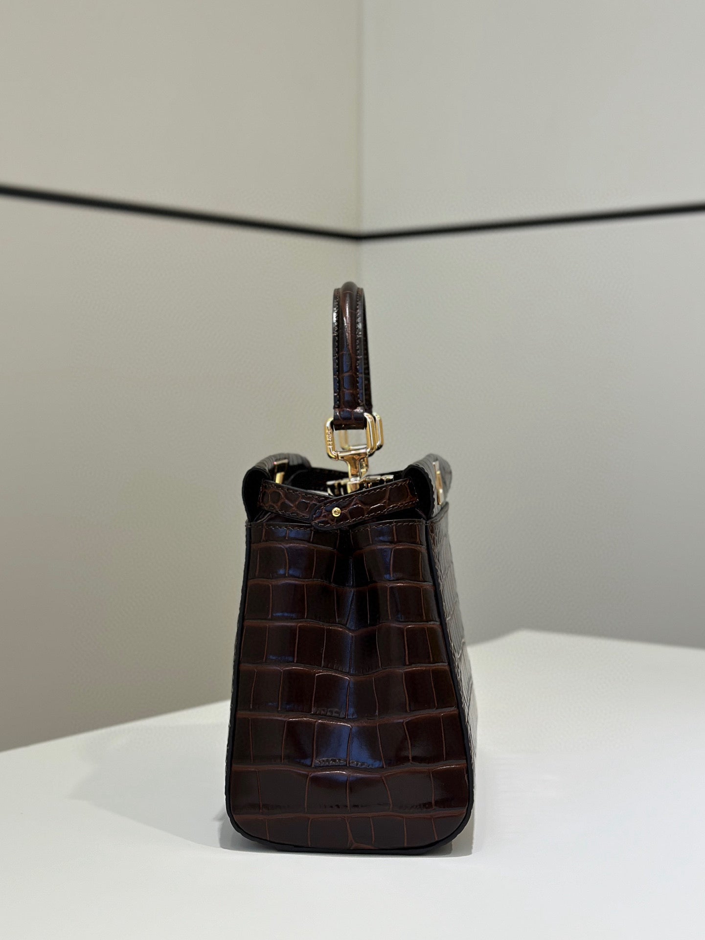 Fendi Peekaboo ISeeU Petite Precious Skin Bag