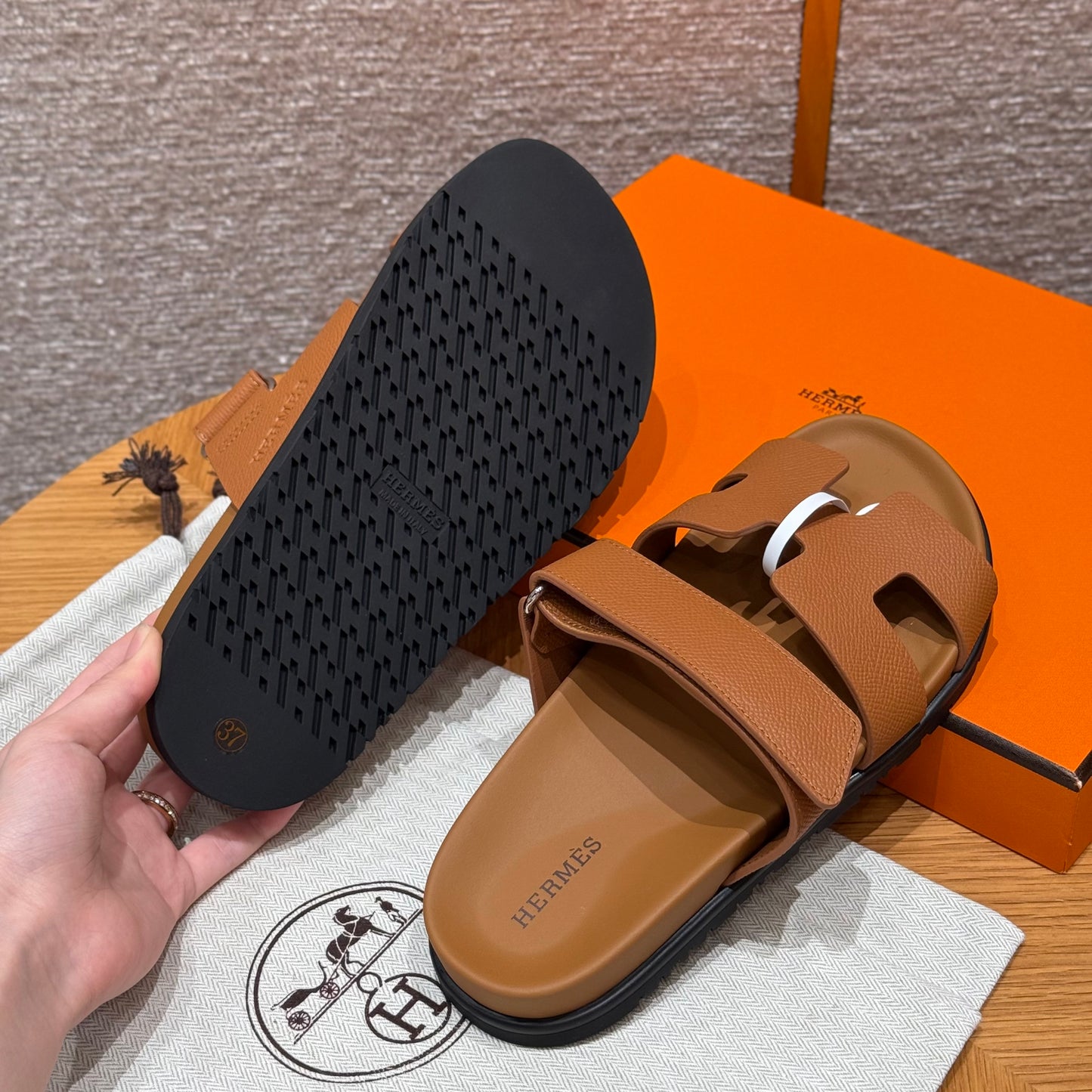 Hermes Chypre Sandals