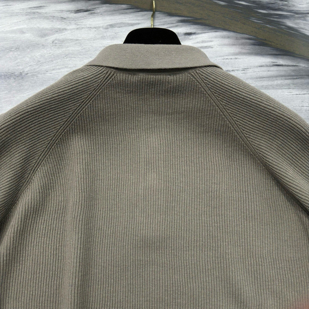 Brunello Cucinelli Long Sleeve Polo