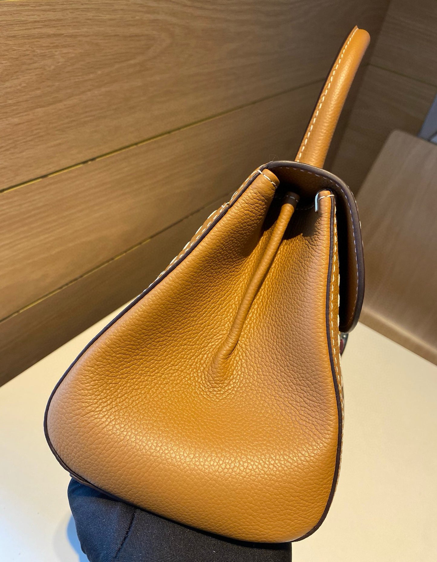 Delvaux Brillant PM Surpique Handbag