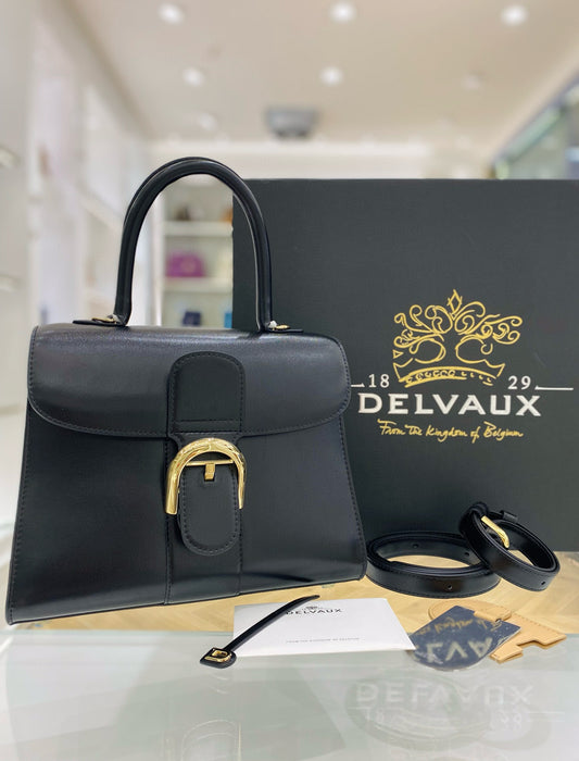 Delvaux Brillant Mini Box Top Handbag