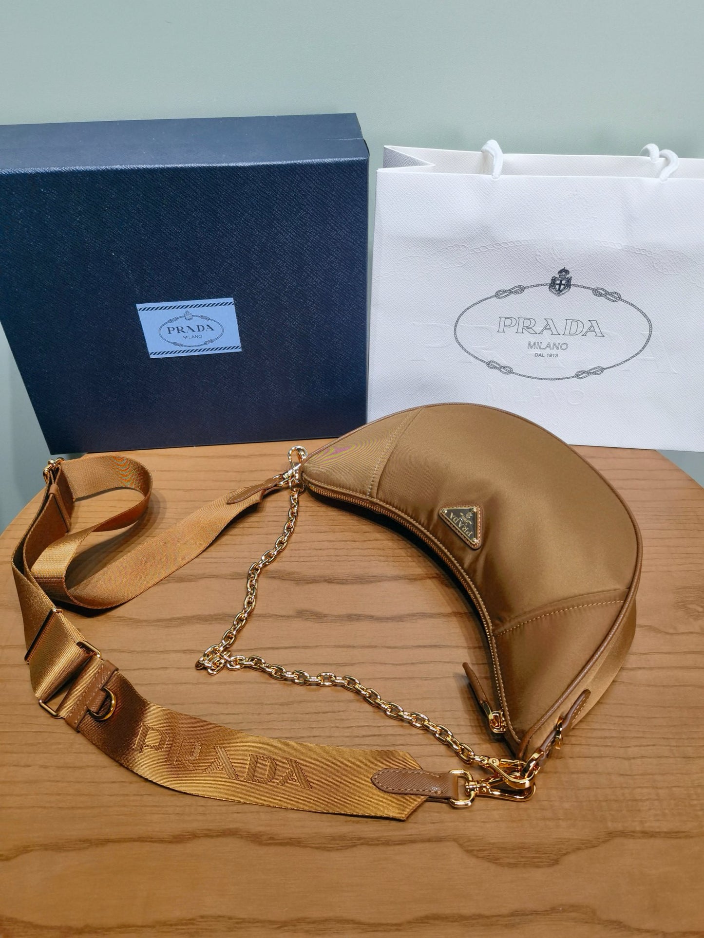 Prada Half Moon Bag