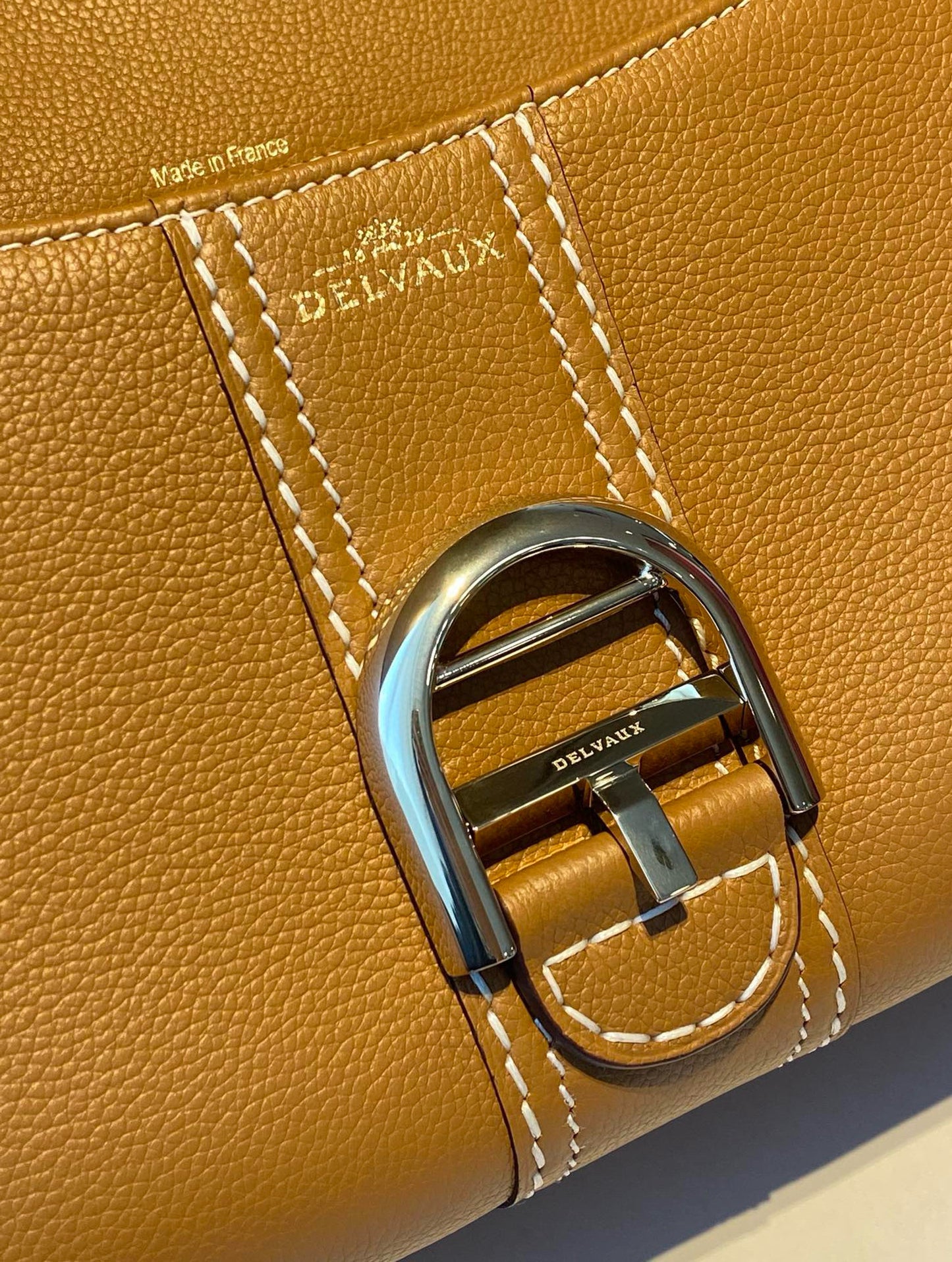 Delvaux Brillant PM Surpique Handbag