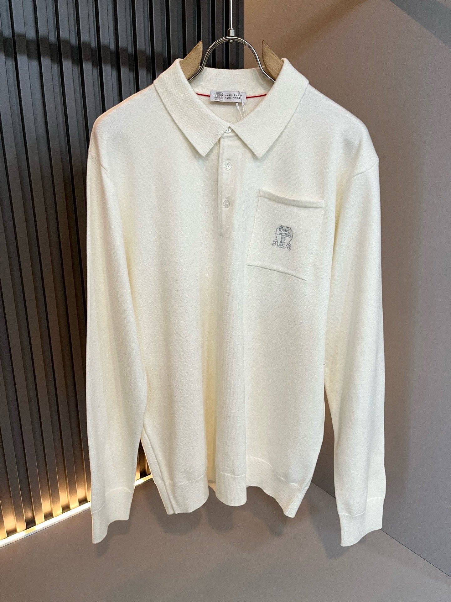 Brunello Cucinelli Long Sleeve Polo