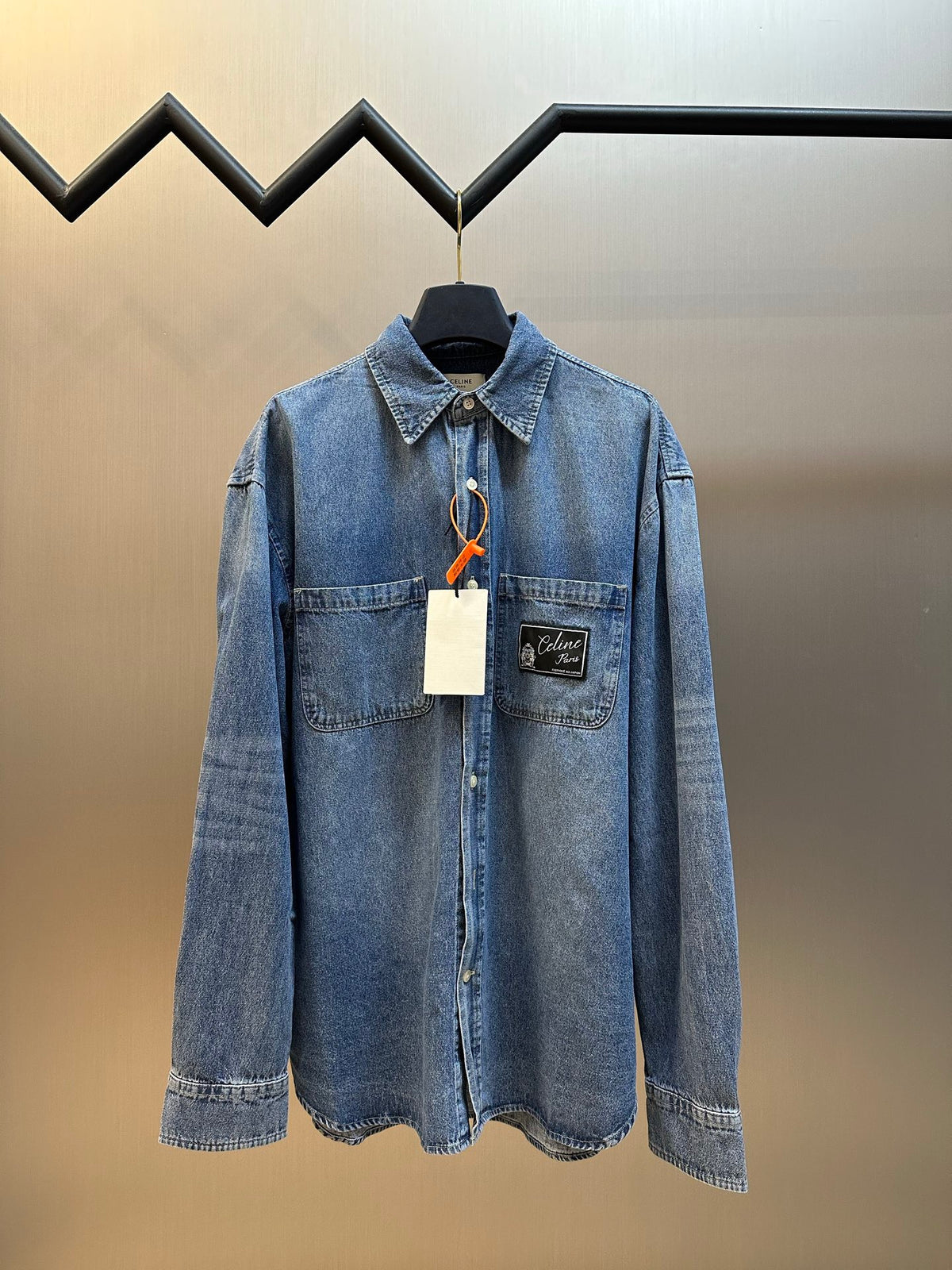 Celine Long Sleeve Denim Shirt