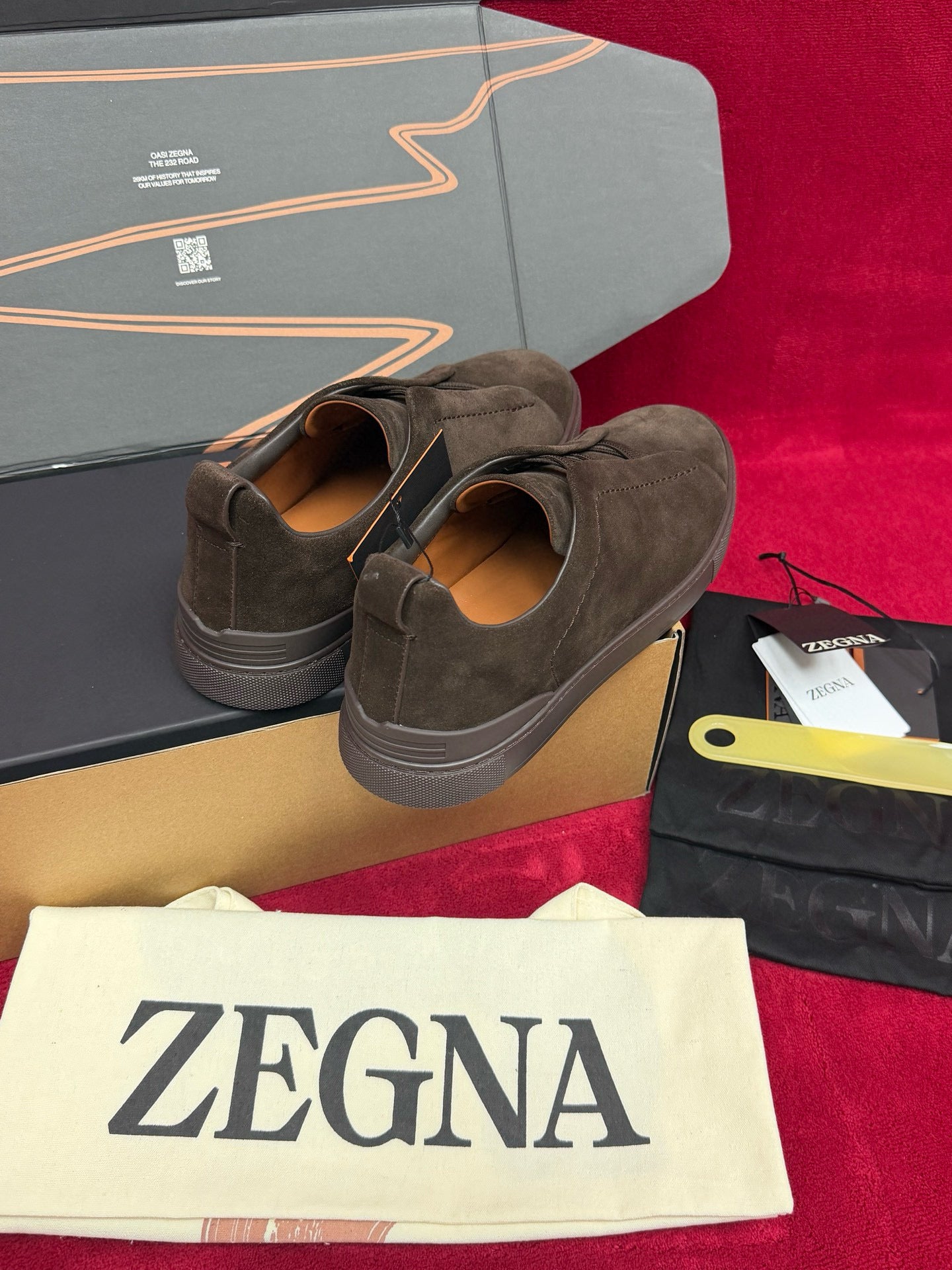 Zegna Suede Sneakers
