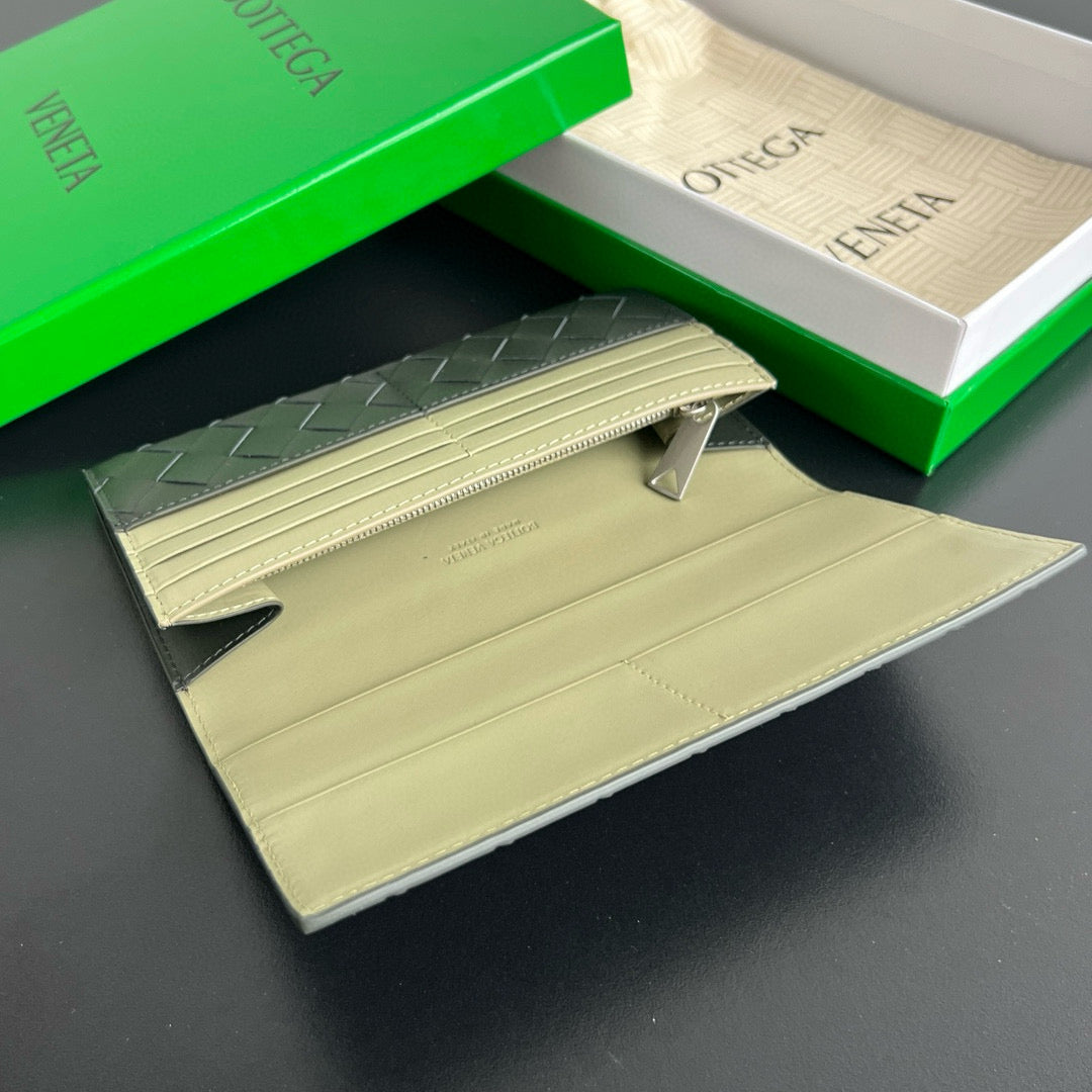 Bottega Veneta Long Flap Wallet