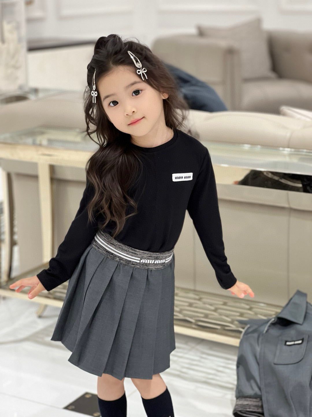 MiuMiu Sweater/Skirt Set