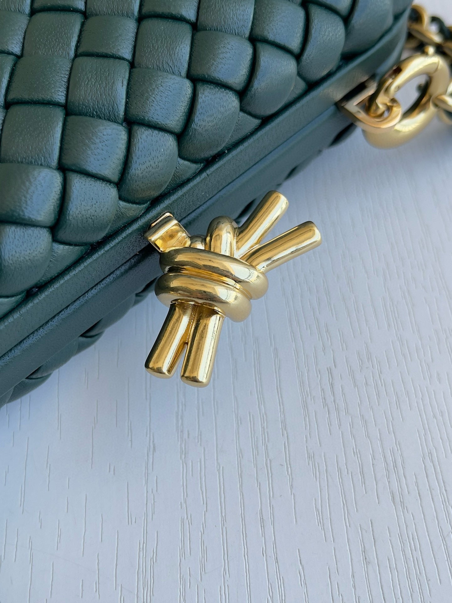 BV Knot Clutch Bag