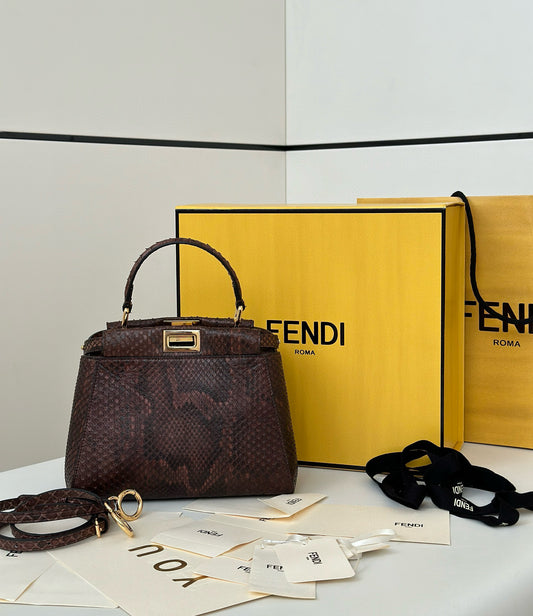 Fendi Peekaboo Bag (Python leather)