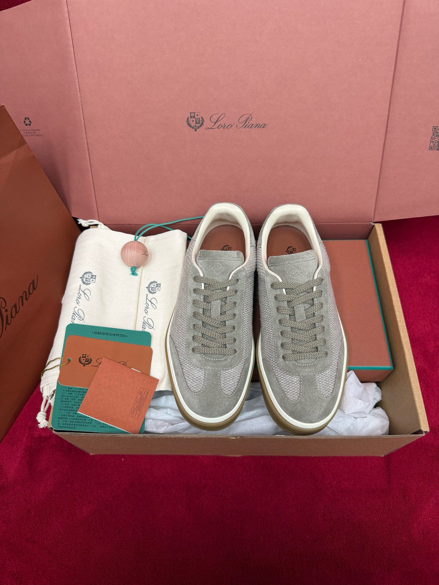 Loro Piana Tennis Walk Sneakers
