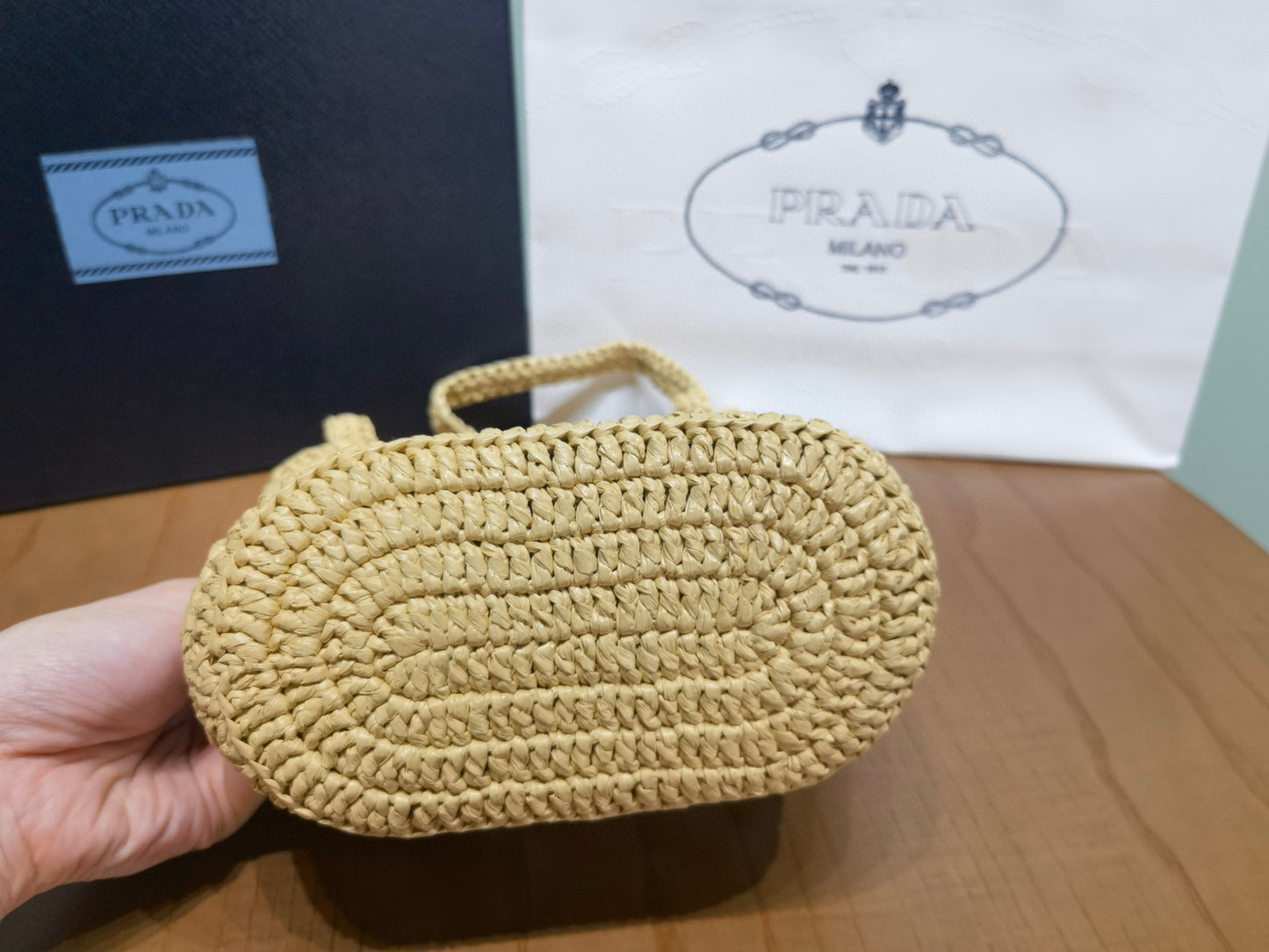 PD Mini Crochet Tote Bag