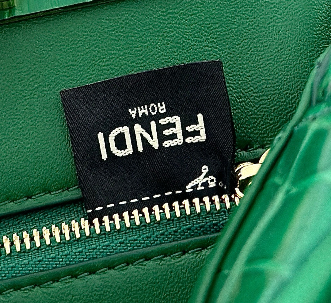 Fendi Peekaboo ISeeU Petite Precious Skin Bag