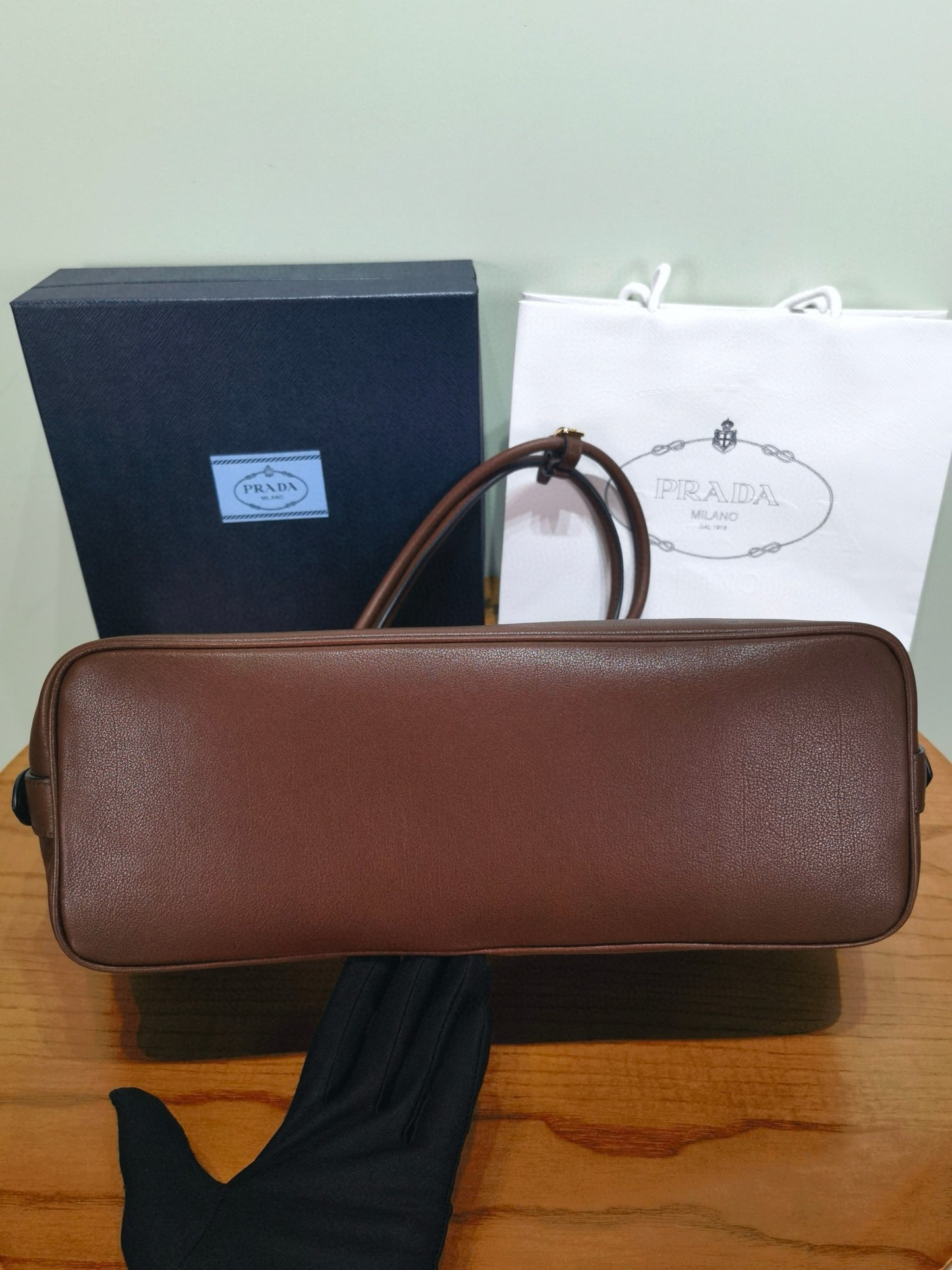 PD Large Leather Tote Bag