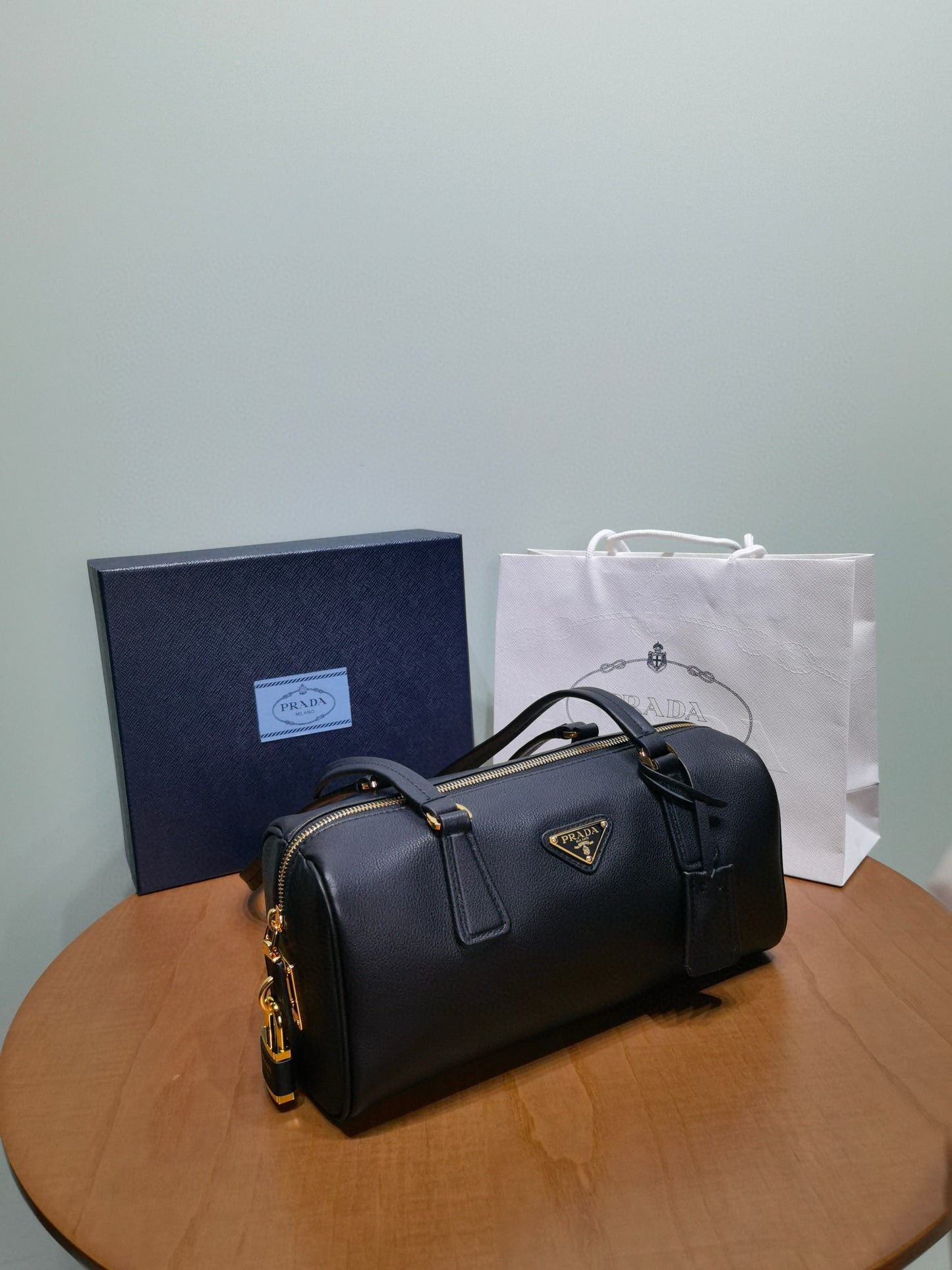 Prada Lock Shoulder Bag