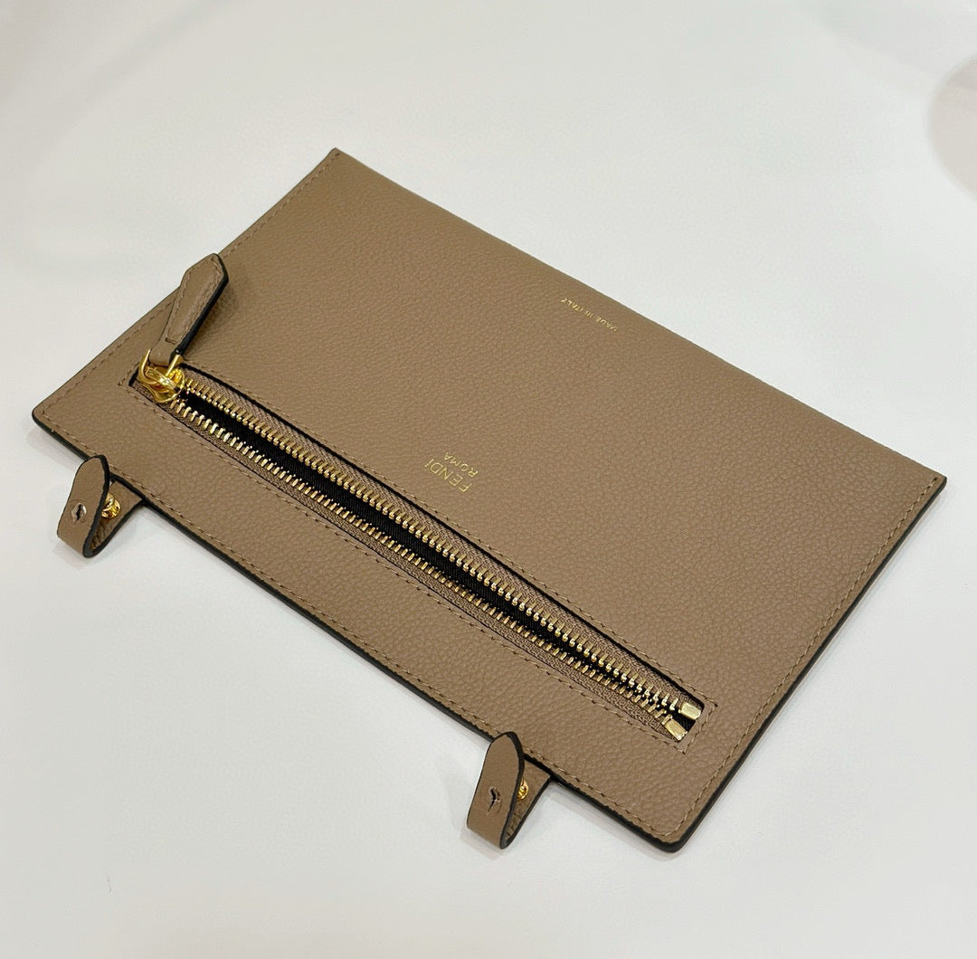 Fendi Pequin Roll Tote Bag (Medium)