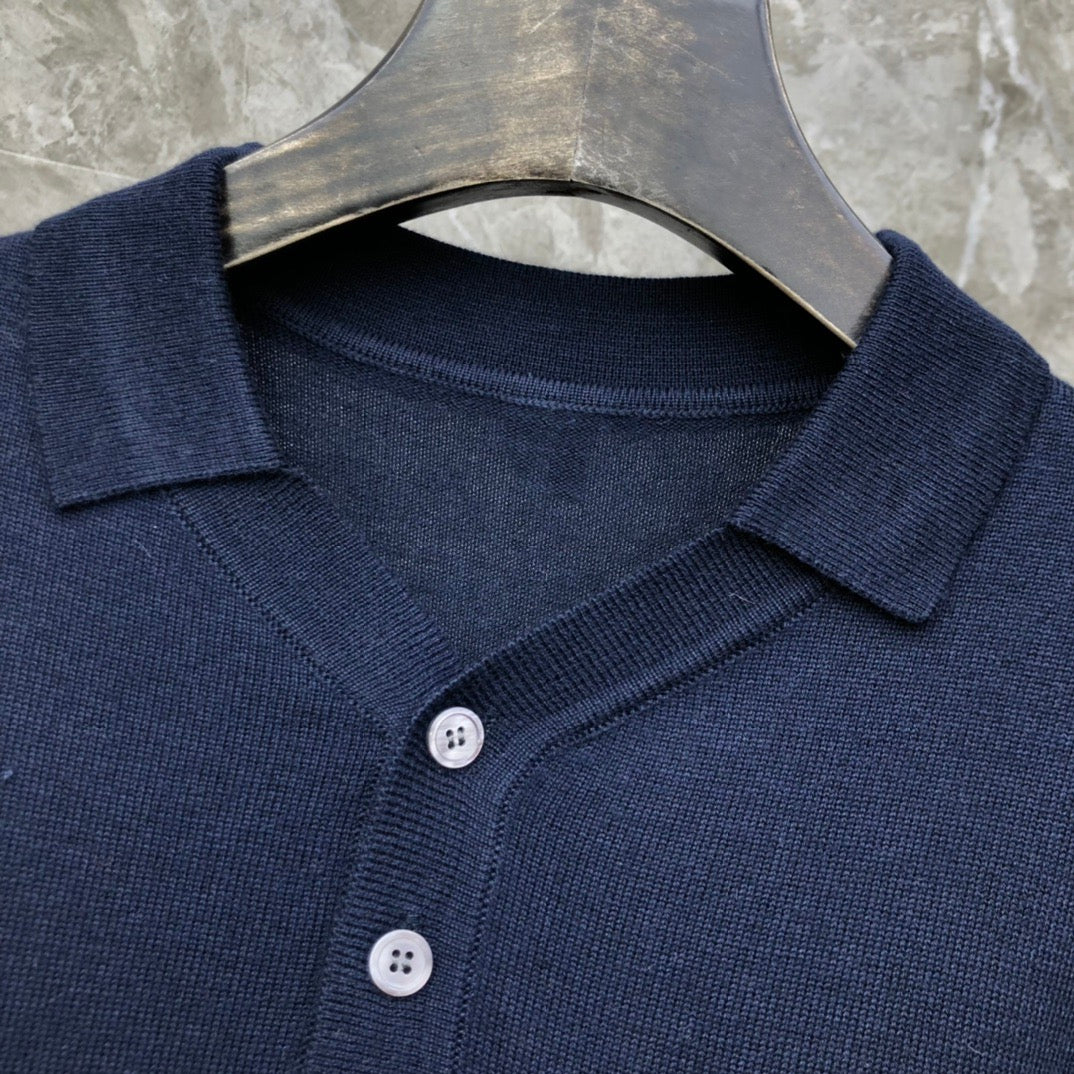 Thom Browne Long Sleeve Polo
