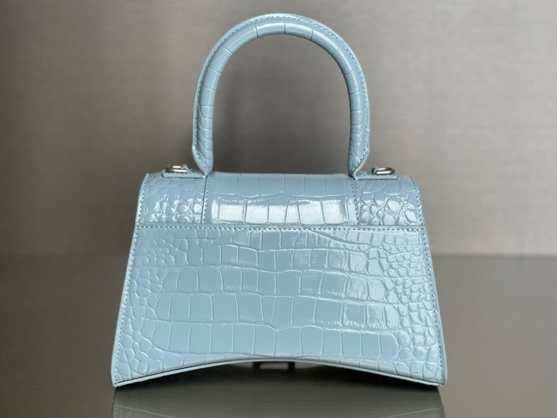 BLCG Hourglass Crocodile Top-handle Handbag
(23x10x24cm)