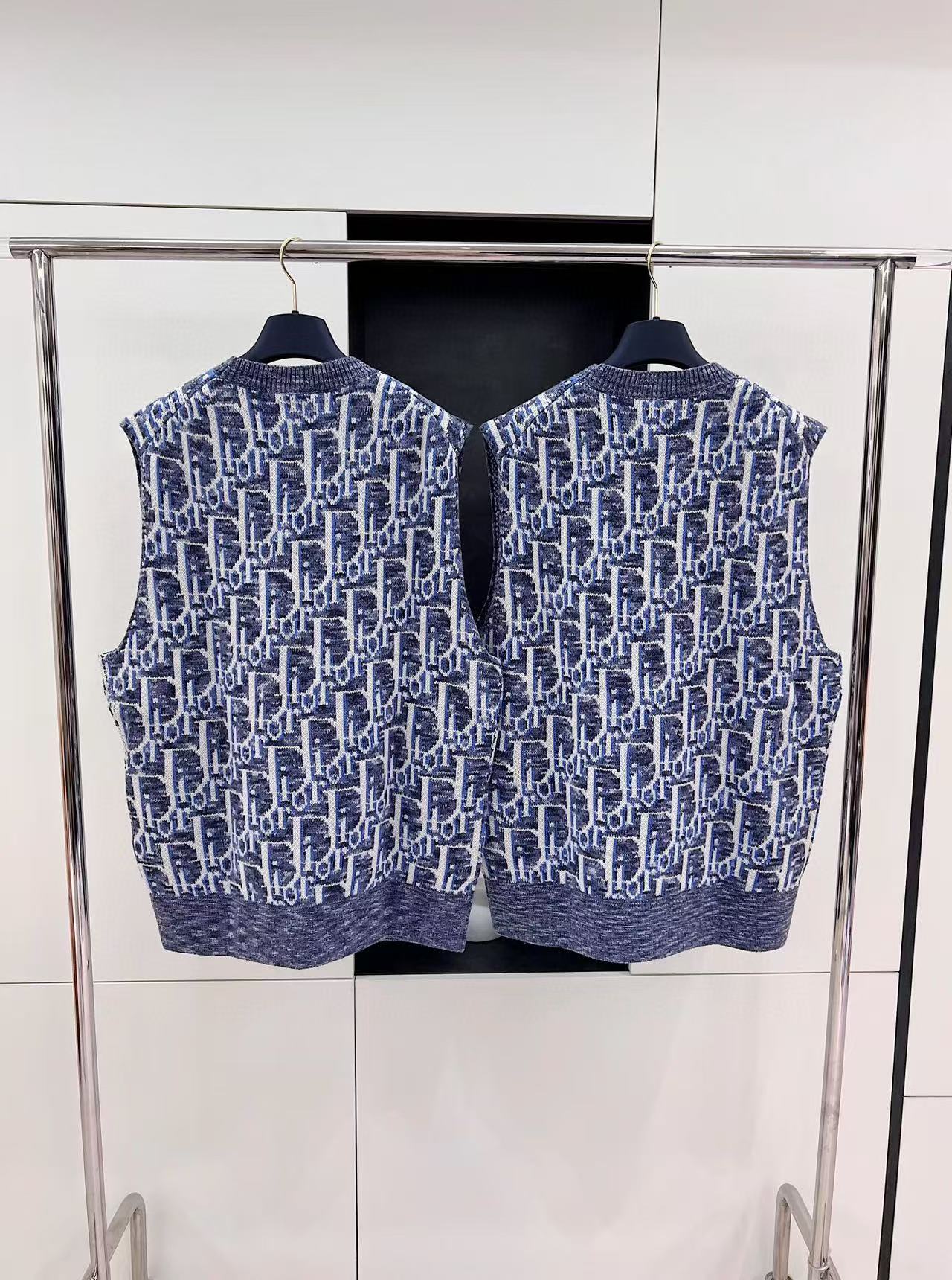 CD Vest Sweater (Size L / Chest 108)