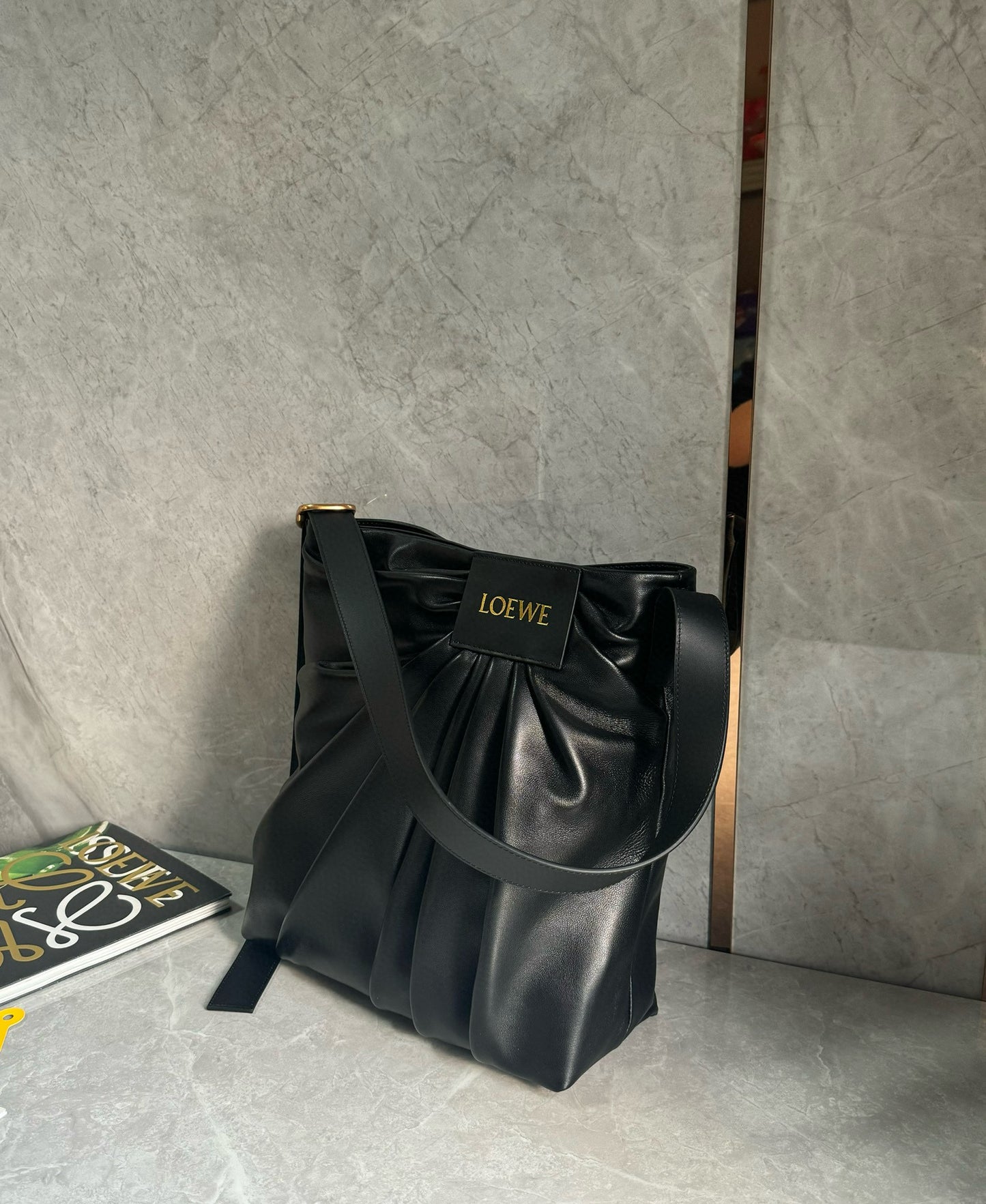 Loewe Draped Tote Bag(29x13x30cm)