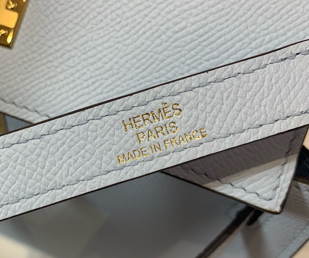 Hermes Kelly 25cm, 08, Epsom